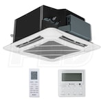 Gree - 24k BTU Cooling + Heating - U-Match Ceiling Cassette Air Conditioning System - 16.0 SEER