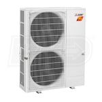 Mitsubishi Wall Mounted 2-Zone H2i System - 36,000 BTU Outdoor - 15k + 15k Indoor - 19.1 SEER