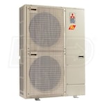 Mitsubishi - 36k BTU Cooling + Heating - P-Series H2i Wall Mounted Air Conditioning System - 16.2 SEER