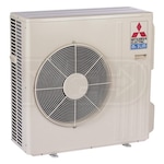 Mitsubishi - 9k BTU Cooling + Heating - M-Series Ceiling Cassette Air Conditioning System - 15.0 SEER