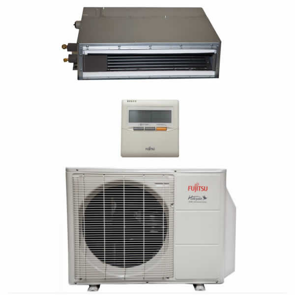 Fujitsu 9RLFCD Halcyon HFI 9,000 BTU/Hr Ductless Heat Pump System