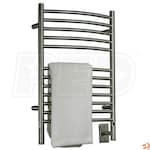 Amba Jeeves ECB-20 E Curved Electric Towel Warmer, Brushed, 20-1/2