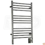 Amba Jeeves CSB-20 C Straight Electric Towel Warmer, Brushed, 20-1/2