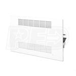 Williams 'N' Series Floor Console Fan Coil, Right Piping, 208V, 4 Coil Rows (CW or HW) - 800 CFM, 90,042 BTU