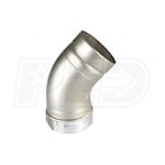 Noritz 45 Degree - Elbow Vent Pipe - Stainless Steel - 4