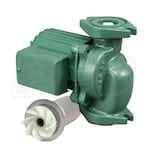 Taco 0010 - 1/8 HP - Circulator Pump - Cast Iron - Flange - Integral Flow Check