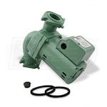 Taco 2400 - 1/6 HP - High Capacity Circulator Pump - Stainless Steel - 4-Bolt Round Flange