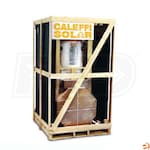 Caleffi 80 Gal Complete Solar Water Heating System, Single Coil, Two 4' x 6.5' Collectors, 0.63 Solar Fraction