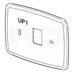 White Rodgers F61-2600 Wallplate For 90 Series Blue Touch-Screen Thermostats, 8-1/8\