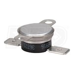 White Rodgers 3L11-170 Bimetal Disc Thermostat, Open on Rise, 165-175 F Temperature Range