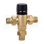 Caleffi MixingCal 3-Way Thermostatic Mixing Valve, Low-Lead Brass 1/2