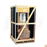 Caleffi 50 Gal Complete Solar Water Heating System, Single Coil, Two 4' x 6.5' Collectors, 0.63 Solar Fraction