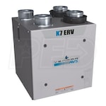 Venmar K7 - 86 Max CFM - Energy Recovery Ventilator (ERV) - Side Ports - 4