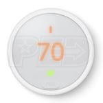 Nest Thermostat E - White - 1H/1C - 7-Day Programmable