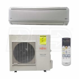 View Fujitsu - 30k BTU Cooling + Heating - RLXB Wall Mounted Air Conditioning System - 16.5 SEER