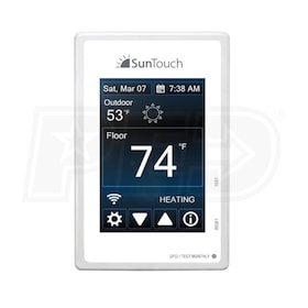 View SunTouch SunStat Connect - Programmable Thermostat - Touch Screen + Wi-Fi