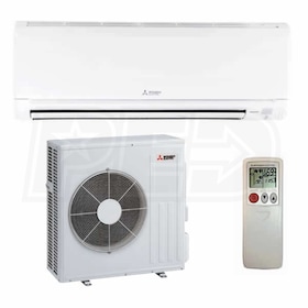 View Mitsubishi - 18k BTU Cooling + Heating - M-Series Wall Mounted Air Conditioning System - 20.5 SEER