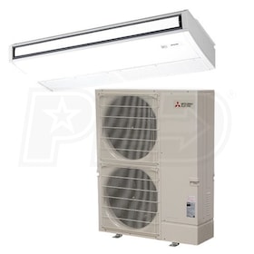 View Mitsubishi - 42k BTU Cooling + Heating - P-Series H2i Ceiling Suspended Air Conditioning System - 15.5 SEER2
