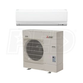View Mitsubishi - 30k BTU Cooling + Heating - P-Series Wall Mounted Air Conditioning System - 20.0 SEER2