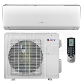 View Gree - 30k BTU Cooling + Heating - Vireo Wall Mounted Air Conditioning System - 18.0 SEER