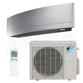 View Daikin - 12k BTU Cooling + Heating - Emura™ Series Wall Mounted Air Conditioning System - 17.0 SEER
