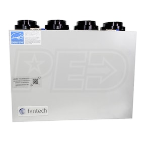 View Fantech VHR - 70 CFM - Heat Recovery Ventilator (HRV) - Top Ports - 5