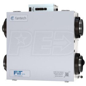 View Fantech Fit® - 106 CFM - Low Profile Energy Recovery Ventilator (ERV) - Side Ports - 5