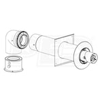 Bosch Up and Out Concentric Vent Kit for Greentherm Water Heaters