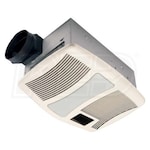 Broan QTXN - 110 CFM - Bathroom Exhaust Fan with Heater, Light and Nightlight (Bulbs Not Included) - 6