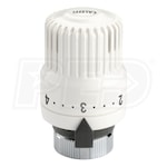 Caleffi Thermostatic Control Head with Built-in Sensor, 45-82 F Temperature Range, used with radiator valves
