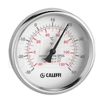 Caleffi 32-250 F Dual Scale Temperature Gauge, used with 280 Series Protection Valves