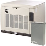 Cummins RS20AC - 20kW Quiet Connect™ Series Home Standby Generator System (200A Service Disconnect) + 3