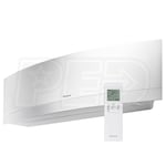 Daikin - 12k BTU Cooling + Heating - Emura Series Wall Mount Air Conditioning System - White - 17.0 SEER2