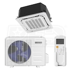 Durastar - 24k BTU Cooling + Heating - Ceiling Cassette Air Conditioning System - 20.0 SEER