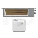 Durastar Concealed Duct 2-Zone System - 28,000 BTU Outdoor - 9k + 12k Indoor - 21.0 SEER2