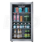 Edgestar - 105 Can 5 Bottle Free Standing Beverage Cooler -  Reversible Door