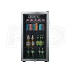 Edgestar - 80 Can Free Standing Beverage Cooler - Low Temperature - Reversible Door