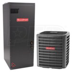 Goodman - 3.0 Ton Cooling - 35k BTU/Hr Heating - Heat Pump + Air Handler Kit - 16.0 SEER - 9 HSPF