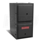 Goodman - 3.5 Ton Cooling - 120k BTU/Hr Heating - Heat Pump + Furnace Kit - 14.0 SEER - 96% AFUE - For Downflow Installation