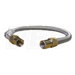 InfraSave JL-0771-XX Stainless Steel Flexible Connector for 45,000 to 130,000 BTU Units - 12