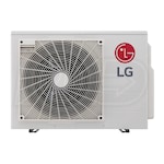 LG Wall Mounted 2-Zone System - 24,000 BTU Outdoor - 7k + 15k Indoor - 20.3 SEER