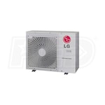 LG Low Wall Console 2-Zone System - 30,000 BTU Outdoor - 9k + 15k Indoor - 22.0 SEER