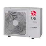 LG Ceiling Cassette 2-Zone LGRED° Heat System - 24,000 BTU Outdoor - 12k + 18k Indoor - 21.0 SEER2