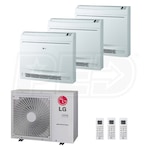 LG Low Wall Console 3-Zone System - 30,000 BTU Outdoor - 9k + 15k + 15k Indoor - 22.0 SEER