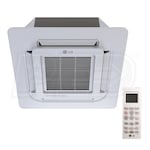 LG Ceiling Cassette 4-Zone System - 48,000 BTU Outdoor - 7k + 7k + 9k + 18k Indoor - 20.8 SEER2