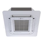 LG Ceiling Cassette 4-Zone System - 54,000 BTU Outdoor - 7k + 7k + 12k + 18k Indoor - 20.6 SEER2