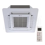 LG Ceiling Cassette 4-Zone LGRED° Heat System System - 48,000 BTU Outdoor - 7k + 7k + 9k + 18k Indoor - 20.5 SEER2