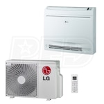 LG - 9k Cooling + Heating - Low Wall Console - Air Conditioning System - 21.0 SEER