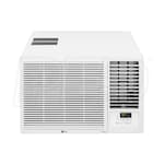 LG - 18,000 BTU Window Air Conditioner with Smart Wi-Fi  - 3.1 kW Electric Heating - 208/230V