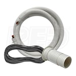 Secondary Multi-Zone Mini Split Installation Kit for Cassettes and Concealed Duct Units - 15' Long - 1/4